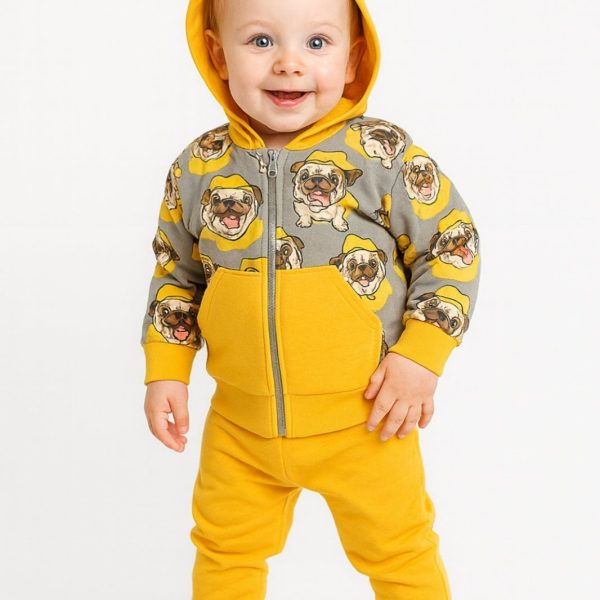 Костюм "Мопси" р.86-110 двунитка хб 9462