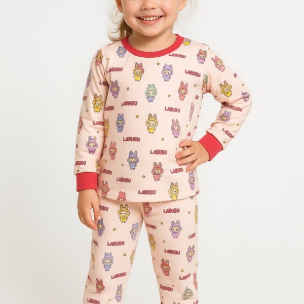 Піжама "Лабубу" р.122-140 кулірпеньє 9888