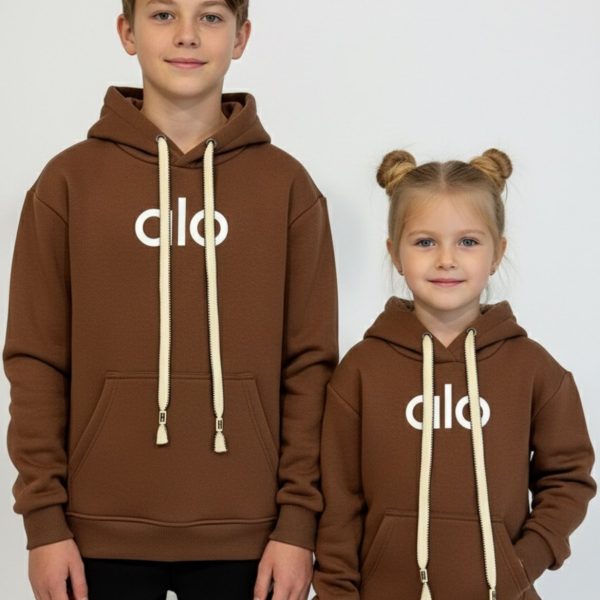 Худі "Alo" р.116-134 мокко тринит./начіс 88381