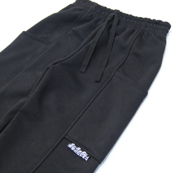 Штани "Баггі", чорні, р.116-134 тринитка/петля 88448