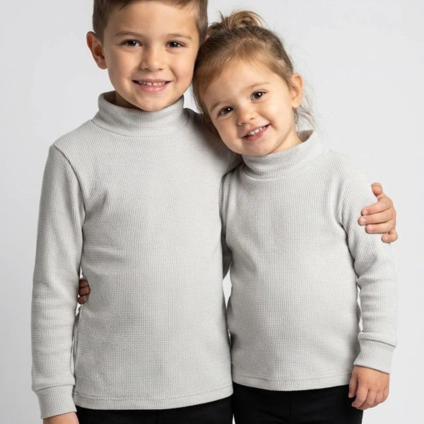 Гольф "Вафелька" сірий р.116-134 вафля 90069