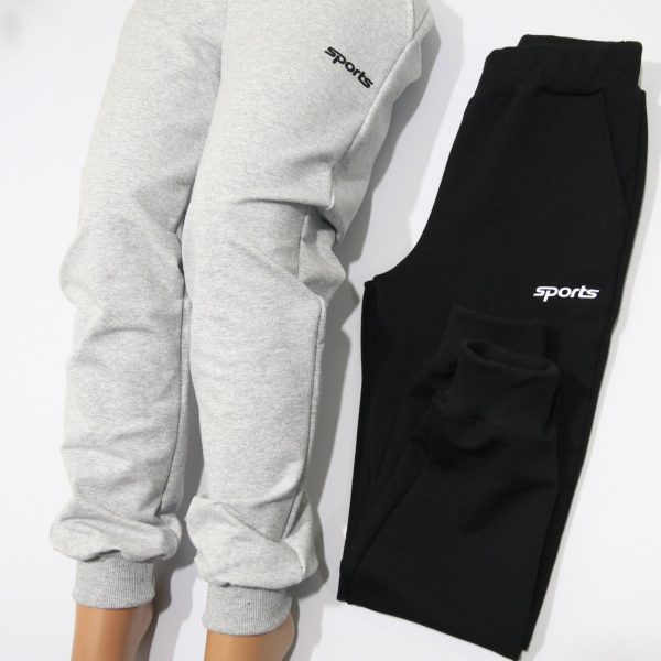 Штани спортивні "Sports" антрацит, т.сині р.140-158 2.нитка/пеньє 1948