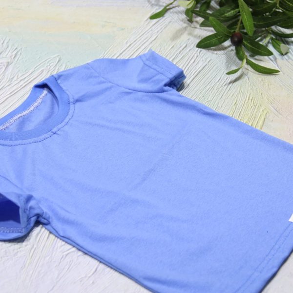 Футболка  блакитна, сіра р.122-146 кулір 2892 блакитна,сіра