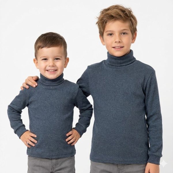 Гольф "Класік" 104-128 т.синій, джинс рібана/начіс 1137