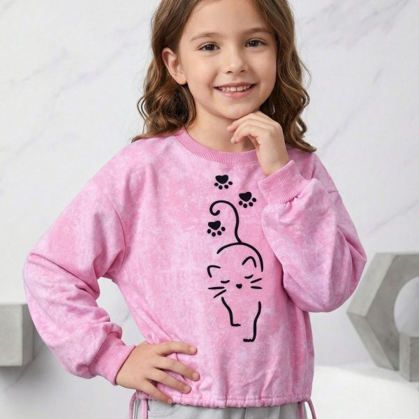 Світшот "Варка" рожевий р.140-158 2.нитка 90219