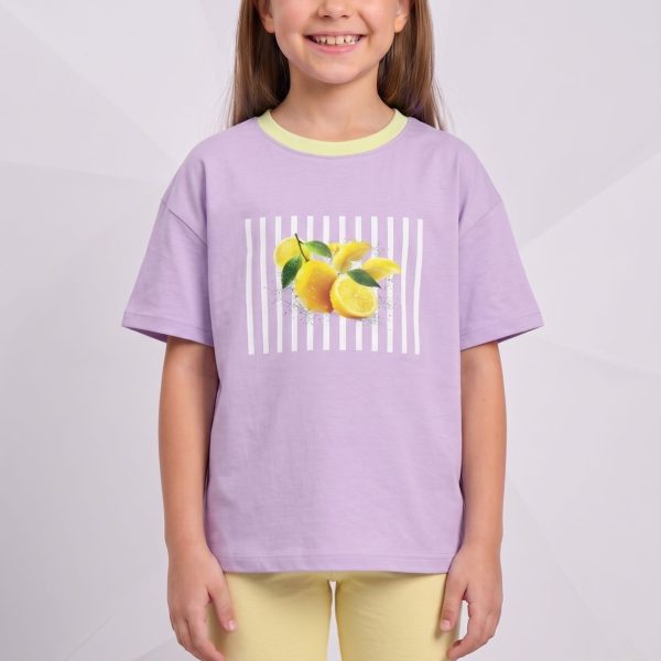 Костюм "Lemons" ліловий, р.116-134 кулір/пеньє 90299 ліловий