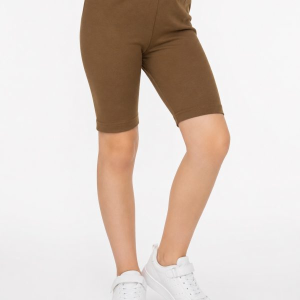 Бріджи велосипедки шоколадні, р.116-134 кулір/пеньє 90335 шоколадний