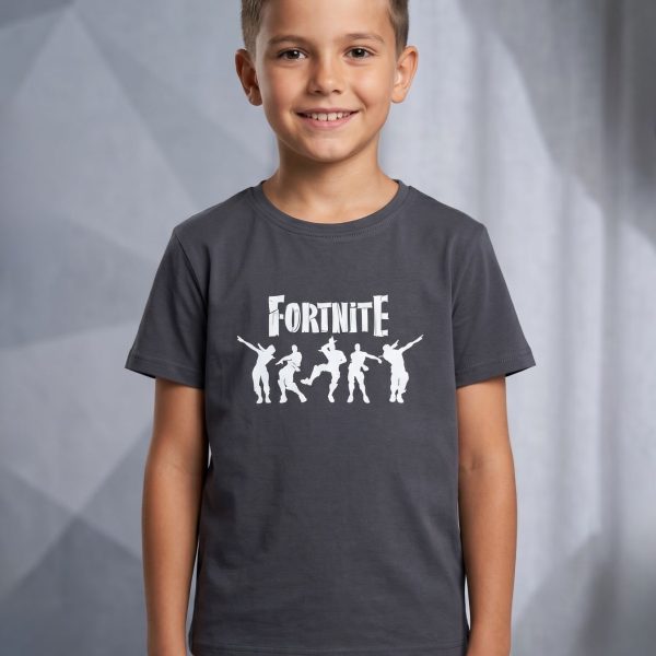 "Футболка ""Fortnite"" фюме, р.140-158 кулір/пеньє 90348 фюме"